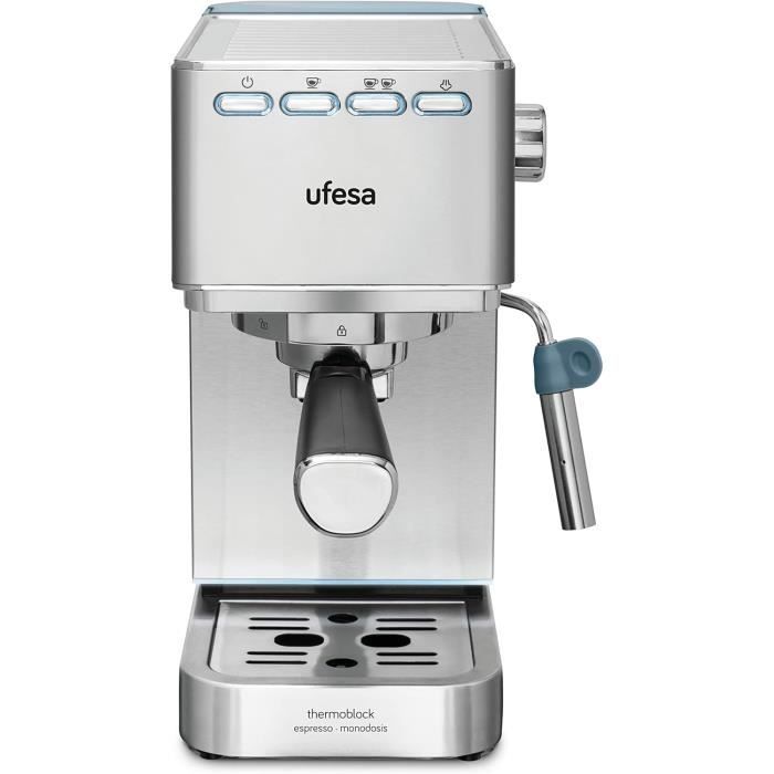 Machine à café expresso - UFESA - CE8020 - 20 Bars - 1350W - Système Thermoblock