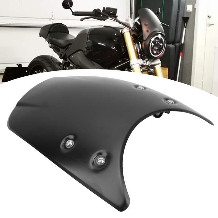 VBESTLIFE Pare‑brise de moto en Aluminium Vent Carénage de Phare Convient pour R nineT Pure Scrambler Noir