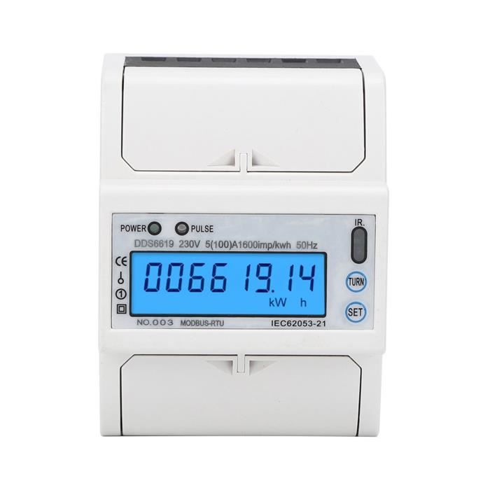Compteur D'énergie Elecnova LNFDTS1946-4P (neuf, Testé, Boîtier Poussiéreux)
