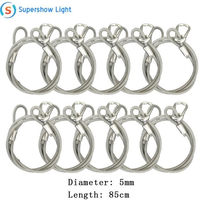 GIVIHGETI Lot de 10 pinces pour éclairage de scène 30-52 mm - Crochet