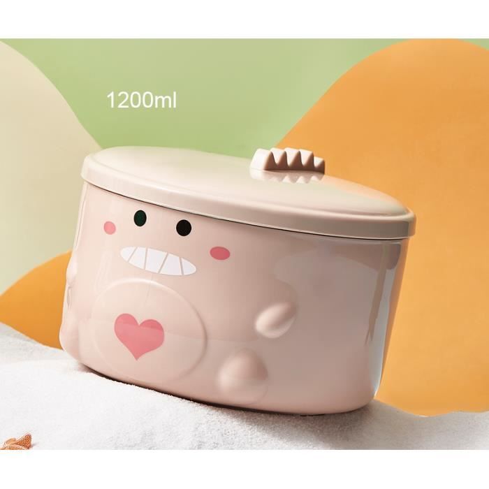 Bol Ramen Double Couche 1000ml Dewocke - Bol Nouilles Micro-ondes Avec Couvercle Et Poignée Beige