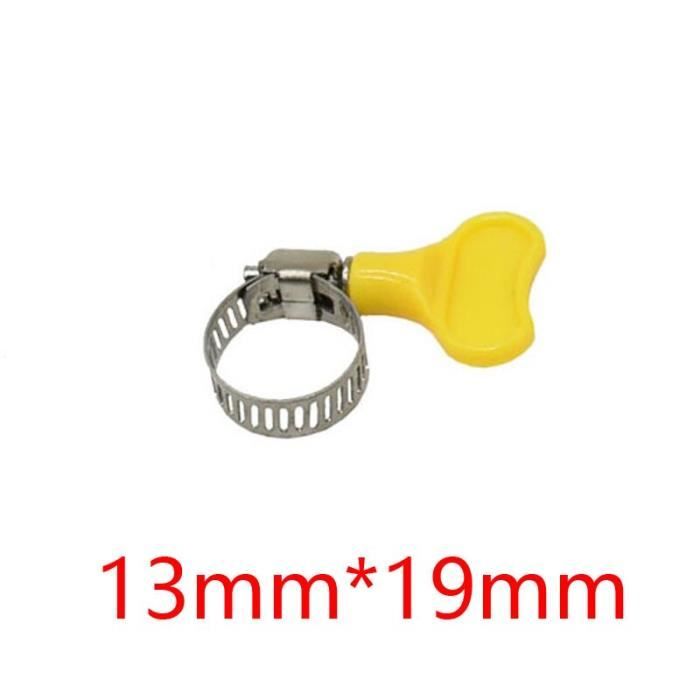Lot De 20 Clips De Fixation Tuyau Frein Toyota - Plastique, Diamètre Tige 15mm, Longueur 19mm