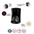 Cafetière filtre électrique MOULINEX PRINCIPIO - 1.25 L - 1000 W - Anti-goutte - Noir FG260811-1