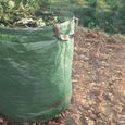 Sac de déchets de jardin SunDeluxe x4 - PE robuste 272L - Réutilisable, pliable, imperméable et transportable-1