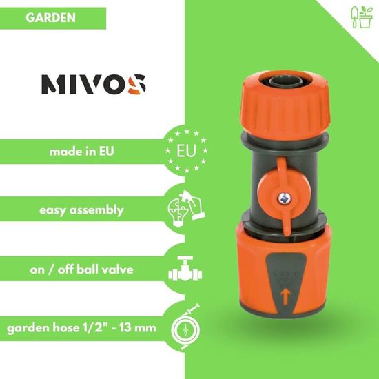 Séparateur De Tuyau D'arrosage Connecteur Rapide D'eau à 2 Voies Avec Adaptateur