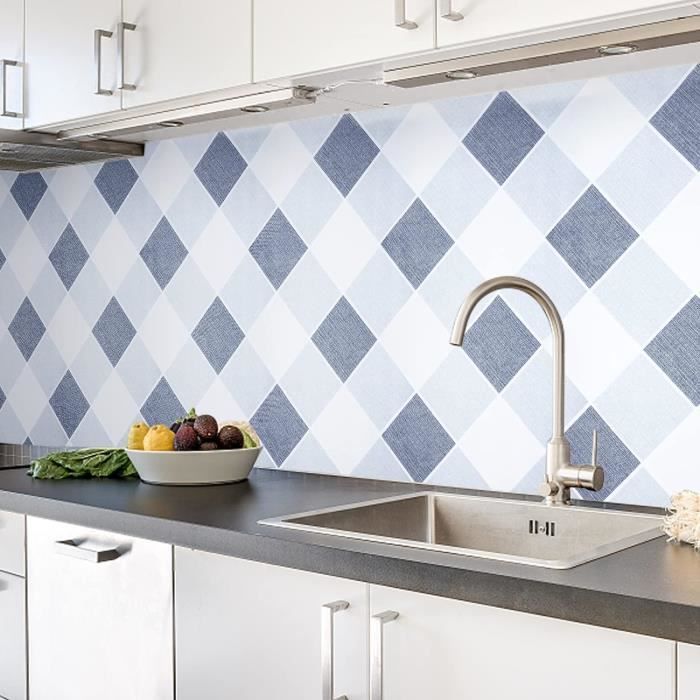 Autocollant Carrelage Rétro Cupcake – Film Adhésif Pour Cuisine Ou Salle De Bain – Décor Facile à Poser