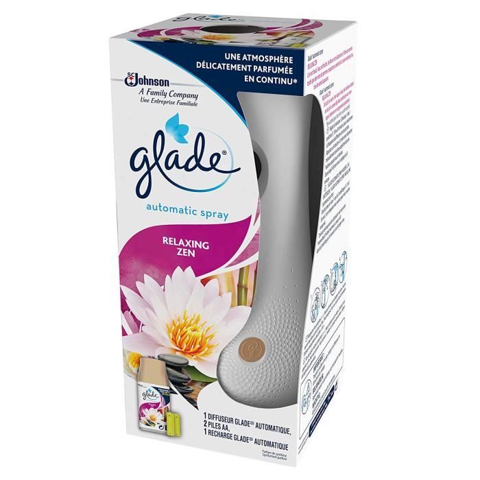 Glade Spray Automatique Air Freshener Starter Kit Relaxing Zen 269
