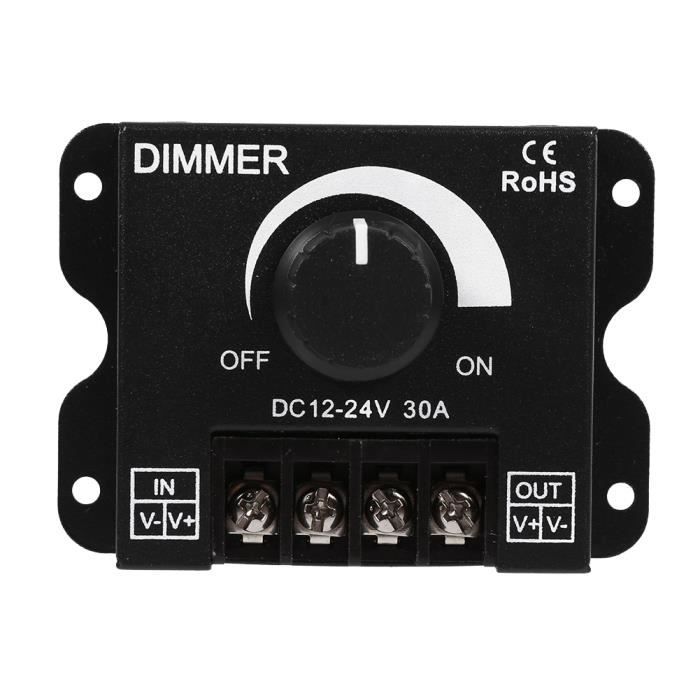 Gradateur Tactile 12V/24V 4A Pour LED Encastrable – Interrupteur à Toucher