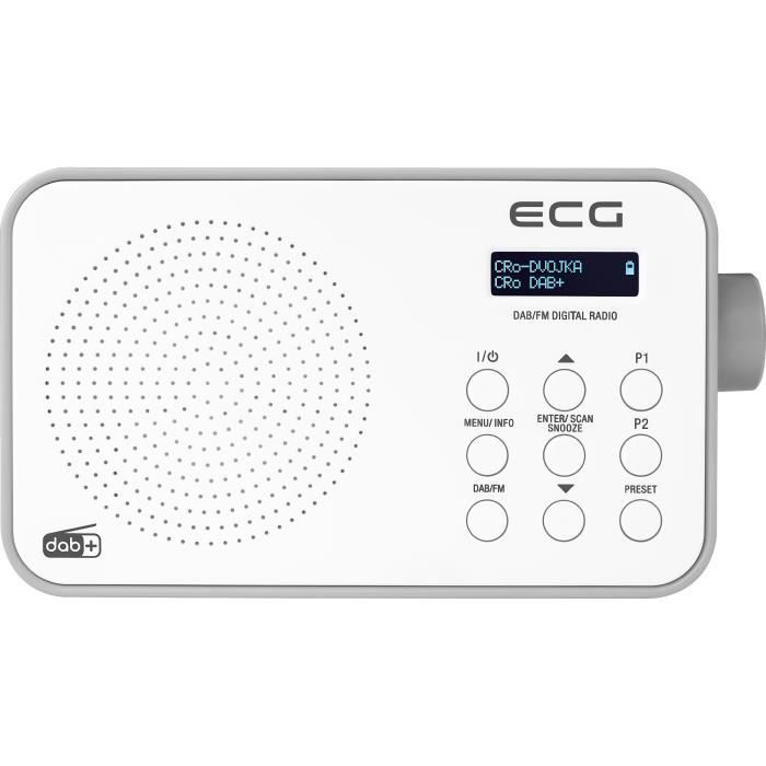 ECG RD 110 DAB DAB /FM rádió fehér - Vivre