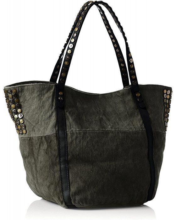 Sac Cabas Le Temps des Cerises Taka Gris 100% Coton