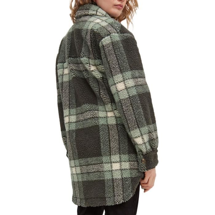 Veste sherpa sales noir femme