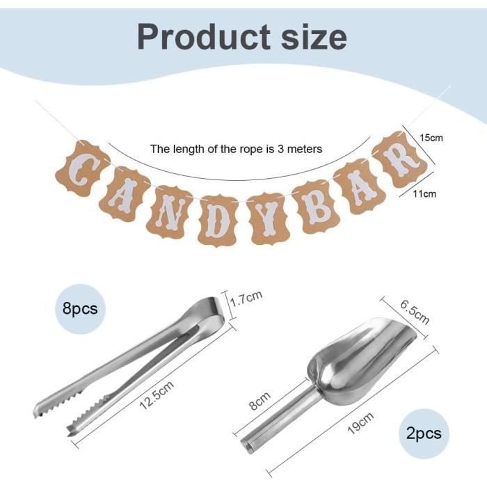 1 Pièces En Alliage De Zinc Pelle Alimentaire Cuisine Bonbons