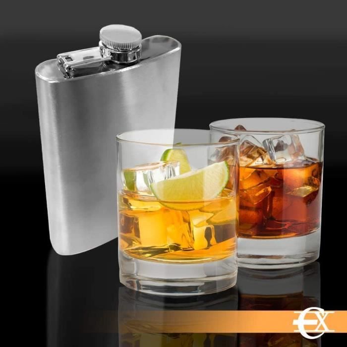 Flasque De Poche En Titane 200 Ml Boundless Voyage - Ultra Légère Pour Camping Et Whisky