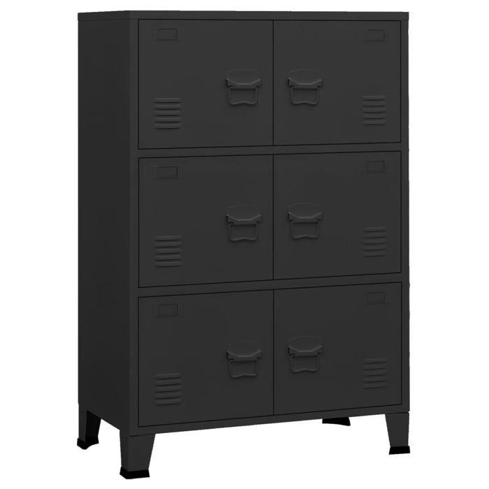 FDIT Boîte De Rangement Noir 91x40,5x42 Cm Bois Massif De Pin - FDI7406559642471 - Cdiscount Maison