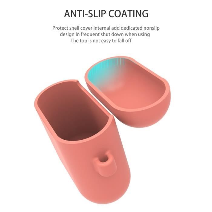 Étui De Protection Silicone Avec Mousqueton Pour AirPods 3 - Noir - Neuf Sous Emballage