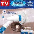 Turbo Scrub Acti Brush Electric Long Handle Spin Scrubber Ménage Nettoyage Brush Suit Combinaison - Achat - Vente balai électrique-2
