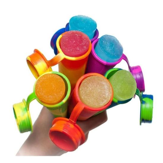 GGUFAY Moule à Glace Silicone 6 Popsicles Magnum – Sans BPA, Réutilisable, Facile Démoulage, Pour Sorbet, Yaourt, Enfants & Adultes