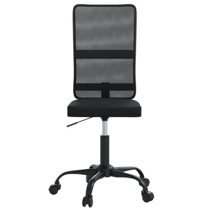 Chaise de bureau assise haute 59x59x115cm Noir - Cdiscount Maison