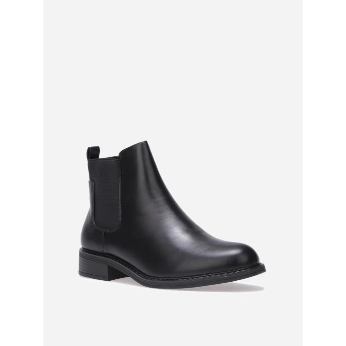 Bottine chelsea on sale femme noir