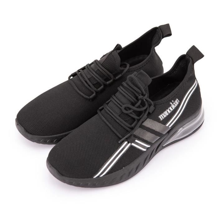 Basket benito Homme MANOUKIAN Noir Cdiscount Chaussures
