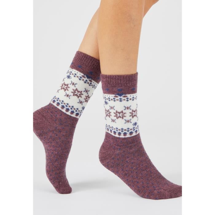 Chaussette mauve outlet