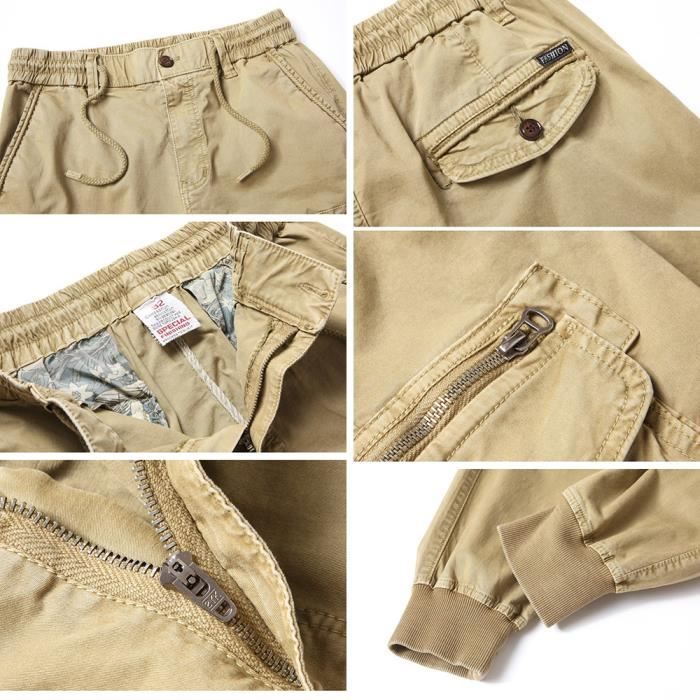 Pantalon beige de travail chino pour homme - ROBUR