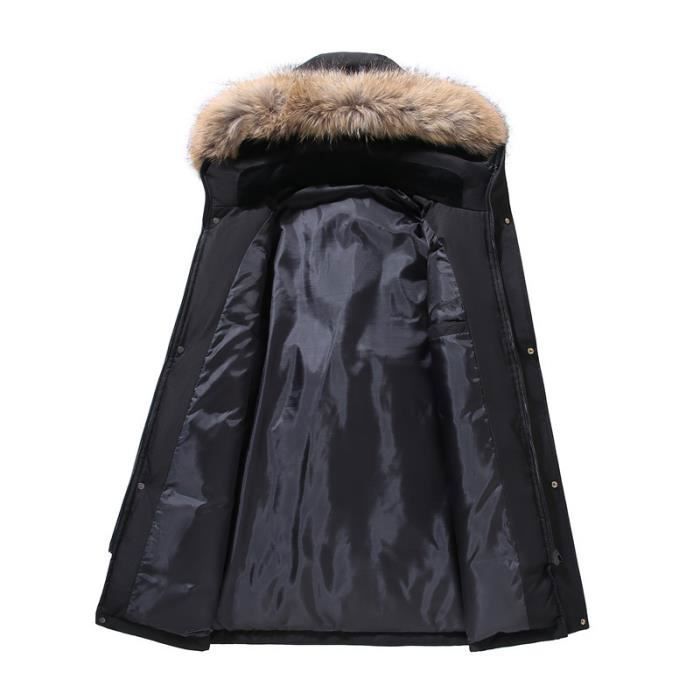 Doudoune homme longue fourrure shop