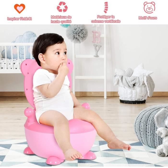 Pot d'Apprentissage Ergonomique Pot bébé Toilette enfant pour  l'apprentissage de la propreté -YES - Cdiscount Puériculture & Eveil bébé