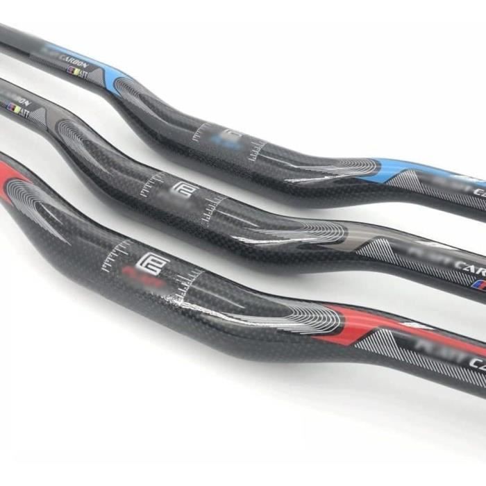 Guidon VTT en fibre de carbone TRAHOO Extra long 500mm