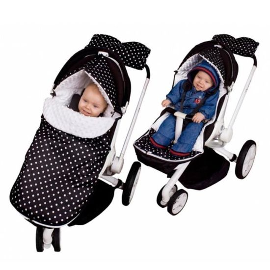 Ursida/é pour la poussette ou si/ège auto Chanceli/ère Sevira Kids turbulette universelle imperm/éable