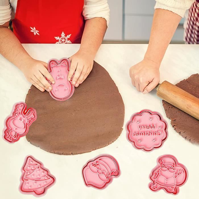 Lot De 24 Emporte-pièces Noël 3D - Formes Sapin, Bonhomme De Neige, Renne - Pour Biscuits, Fondant, Pâtisserie - 5