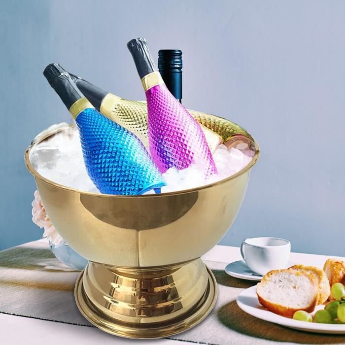 Seau à Champagne Décoratif En Métal Avec Poignées Eois - Seau à Glace