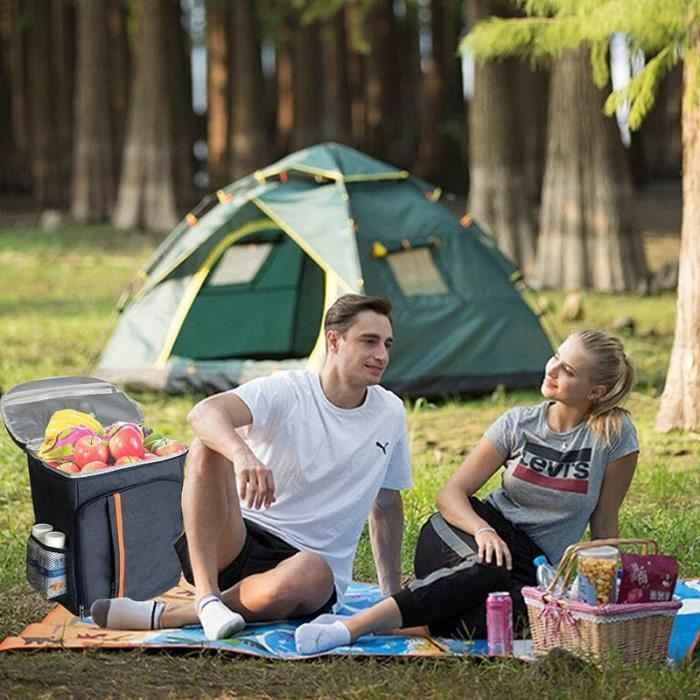 Sac Isotherme En Oxford Avec Poignée Longue - Parfait Pour Camping, Pique-nique Et Voyages - 8