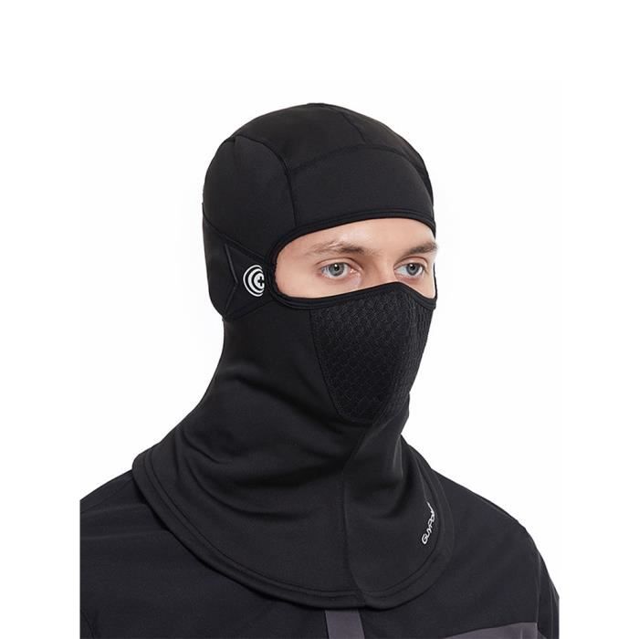 Cagoule Multifonction JOGVELO - Pour Ski, Moto, Vélo - Tissu Doux Polaire - Sous Casque - Taille Unique