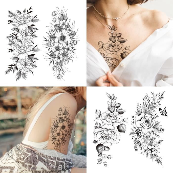 Temporalis Tatouage Éphémère Géométrique Triangles Minimalistes – Encre Vegan Waterproof – Dure 1-2 Semaines – Certifié UE