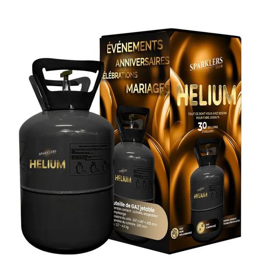 Lot De 2 Bouteilles Gaz Hélium Pour 20 Ballons Gonflables, X2 Lot De 2 Bouteilles Gaz Hélium Pour 20 Ballons Gonflables, X2