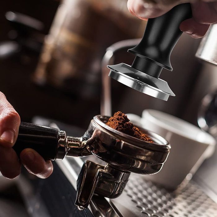 JINGLING Base Presse à Café Antidérapante – Support Tamper Précision Pour Porte-Filtre – Idéal Débutants & Baristas – Pressage Uniforme & Stable