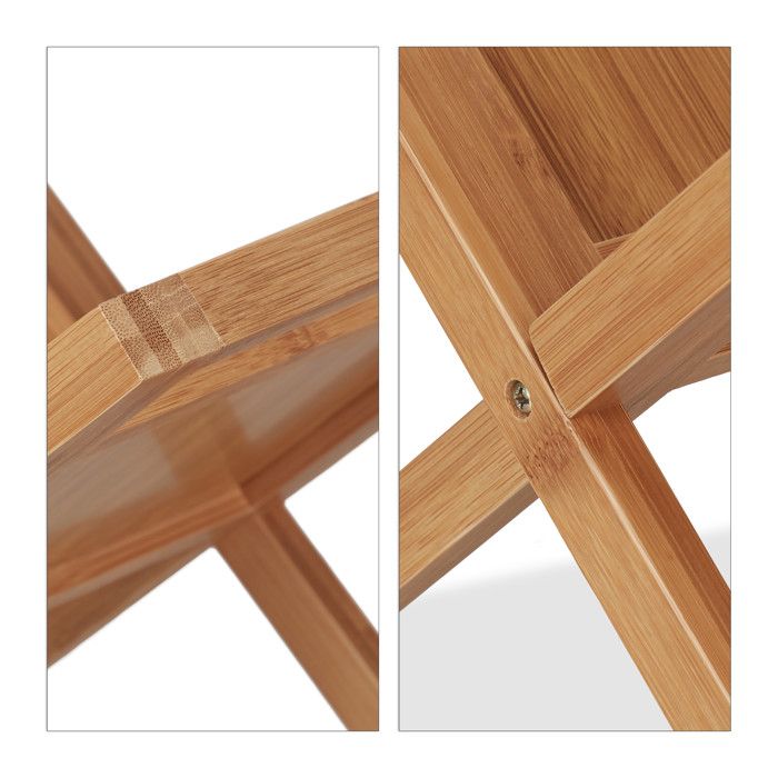 Porte-Revues En Bambou Tressé SUMNACON | Avec Poignée | Support Magazines, Documents A4 | Rangement Bureau Ou Salon