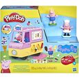 Play-Doh Peppa et le camion de glaces - Figurines Peppa et George et 5 pots de pâte à modeler - Les héros-0
