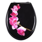 Abattant Wc MDF Lanyu - MSV - Universel - Noir - 42,5x36,5x5cm
