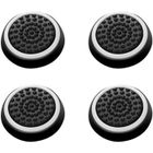 INSTEN® 4 Bouchons Capuchons Grip Noir/Blanc Pour Bouton Joystick Stick Analogique Manette Pad PlayStation PS4 PS3 PS2 Xbox 360/One