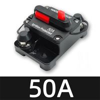 50A (DLQ-F) - Disjoncteur étanche pour voiture et bateau, Fusible de protection de puissance, Pêche à la traî