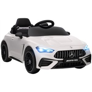 Voiture Électrique Enfant Mercedes G63 AMG 6x6 12V – 4x45W – Siège Cuir, Roues EVA, Télécommande Parent – Blanc