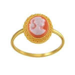 Bague Vintage Femme Plaquée Or - Anneau Simple, Neuf Avec étiquettes