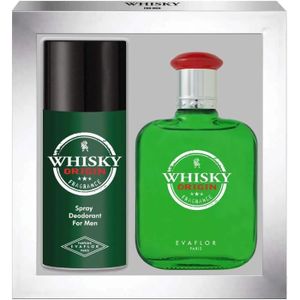 COFFRET CADEAU PARFUM Sets De Parfum Homme - Whisky • Coffret Eau Toilette 100ml + Déodorant 15oml Vaporisateur Spray Cadeau