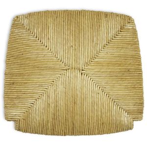 Lot De 4 Assises De Rechange En Paille Pour Chaises Style Arte Povera - Naturel - Dimensions 30x38 Cm