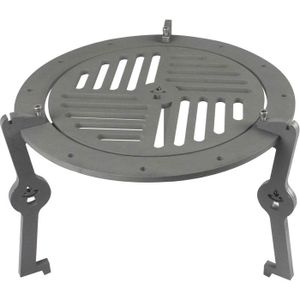 BRASERO - ACCESSOIRE Réhausse de grille pour barbecue brasero - Marque - Modèle - Acier - 35 cm - 25 cm