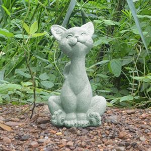 Statue Chat En Bois Cdiscount