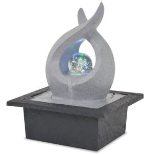 Fontaine avec robinet /à cr/émaill/ère bleu