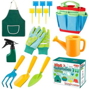 GARDENICO  Kit Jardinage, Kit Outils Jardinage Enfant, 4 outils
